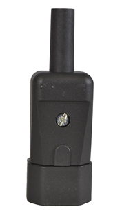 IEC Male In Line Plug With Easy Screw Terminal Wire Connections